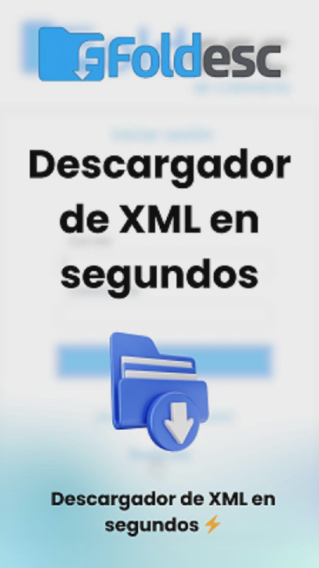 Cargar video: Video demo de Foldesc mostrando descarga masiva de XML y beneficios para contadores y PYMES.